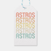 Frauen Astros Geschenkanhänger (Rückseite)