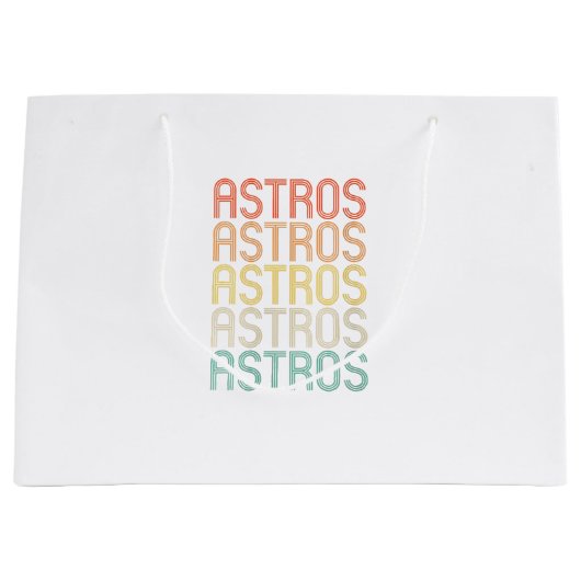 Frauen Astros Große Geschenktüte (Vorderseite)