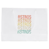 Frauen Astros Große Geschenktüte (Rückseite)