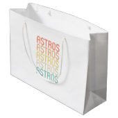 Frauen Astros Große Geschenktüte (Rückseite Schrägansicht)