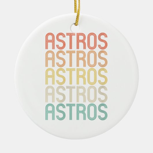 Frauen Astros Keramik Ornament (Vorne)
