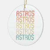 Frauen Astros Keramik Ornament (Links)