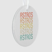 Frauen Astros Ornament (Vorderseite)