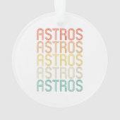 Frauen Astros Ornament (Rückseite)