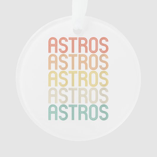Frauen Astros Ornament (Vorderseite)