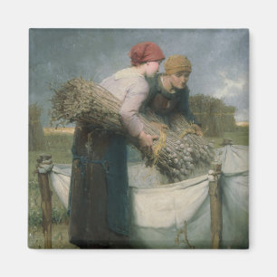 Frauen auf dem Gebiet, 1882 Magnet