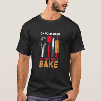 Frauen auf dem Mark bekommen Set Bake T-Shirt