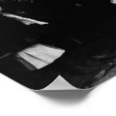 Frauen auf der Trauerparade der Pferde Fotograp Poster (Ecke)