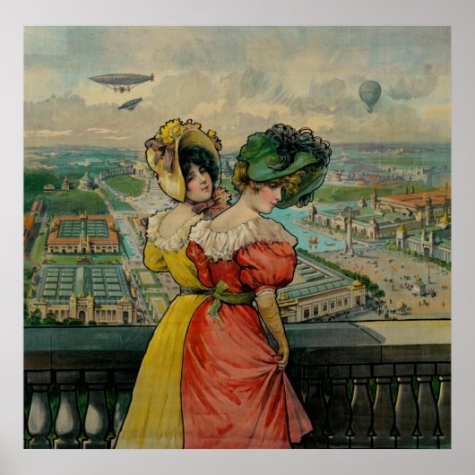 Frauen auf der Weltmesse von 1904 Poster (Vorne)