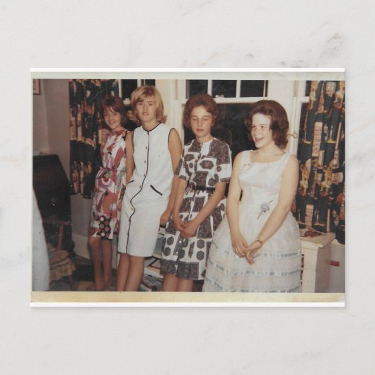 Frauen auf gewartet Postkarte (Vorderseite)