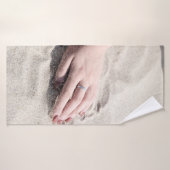 Frauen auf weißem Sand Badehandtuch (Badehandtuch)