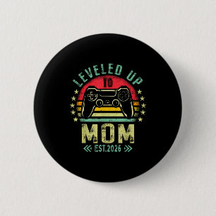 Frauen aufgewertet zur Mama Gamer-Mama Muttertag Button