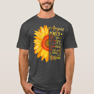 Frauen August Girls 1983 Geburtstagsgeschenk 39 Ja T-Shirt