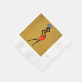 Frauen aus Afrika Papier Napkin Serviette (Ecke)