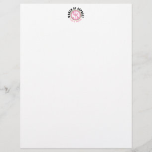 Frauen aus Asphalt Letterhead Briefbogen