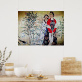 Frauen aus der Tang-Dynastie Vintage Kunst aus Chi Poster (Küche)