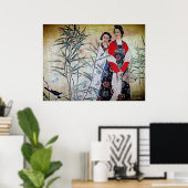 Frauen aus der Tang-Dynastie Vintage Kunst aus Chi Poster (Heimbüro)