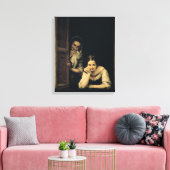 Frauen aus Galicien am Fenster, 1670 Leinwanddruck (Insitu (Wohnzimmer))