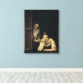 Frauen aus Galicien am Fenster, 1670 Leinwanddruck (Insitu (Holzboden))