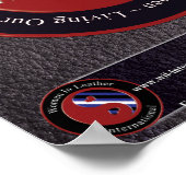 Frauen aus Leder — Internationale Lederarmut Poster (Ecke)