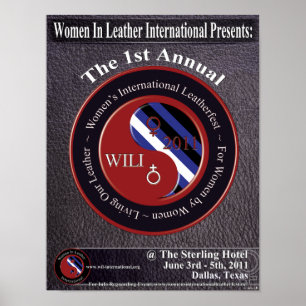 Frauen aus Leder — Internationale Lederarmut Poster