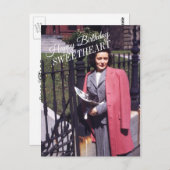 Frauen außerhalb der Mode des Mitte Jahrhunderts Postkarte (Vorne/Hinten)