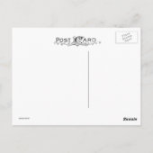 Frauen außerhalb der Mode des Mitte Jahrhunderts Postkarte (Rückseite)