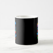 Frauen Autismus - Dinosaurier - Puzzle - Bogen - A Kaffeetasse (Mittel)