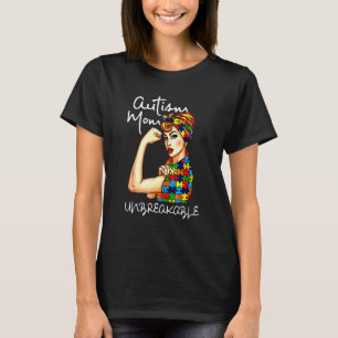 Frauen Autismus Mutter Unzerbrechlicher Autismus-A T-Shirt