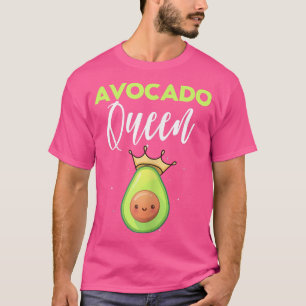 Frauen Avocado Königin Keto Diät Vegan Vegetarier T-Shirt