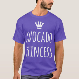 Frauen Avocado Princess Niedlich Vegan T-Shirt