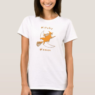 Frauen-Baby Halloweens Witchy - Puppe T T-Shirt