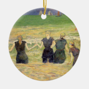 Frauen baden Dieppe von Paul Gauguin Keramikornament