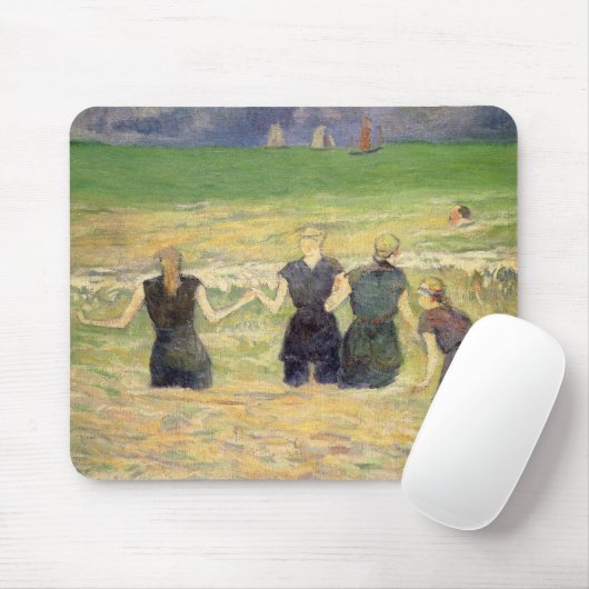 Frauen baden Dieppe von Paul Gauguin Mousepad (Mit Mouse)