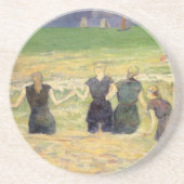 Frauen baden Dieppe von Paul Gauguin Sandstein Untersetzer (Vorne)