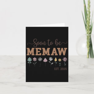 Frauen bald zu Memaw 2025 Retro für Mem Karte