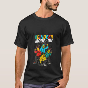 Frauen Banana Squad Rentier-Modus EIN Familie Froh T-Shirt