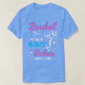 Frauen Baseball oder Bows Babcia Lieben Sie Geschl T-Shirt (Design vorne)