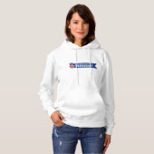 Frauen Basic Kapuzen-Sweatshirt Hoodie (Vorne ganz)