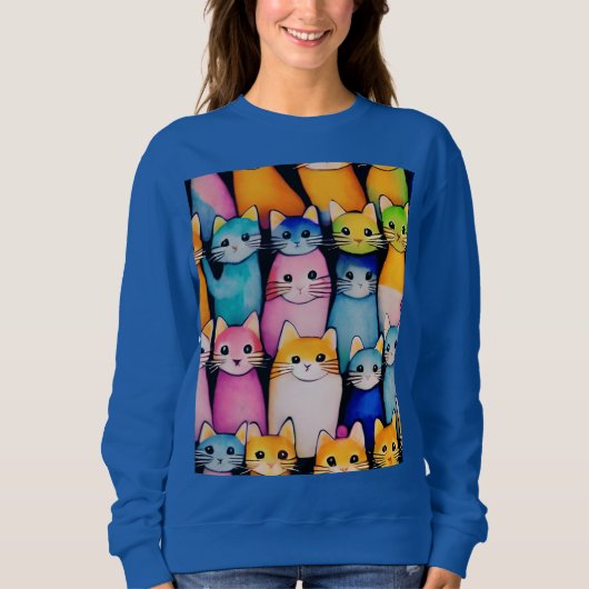 FRAUEN BASIC SWEATSHIRT (Vorderseite)