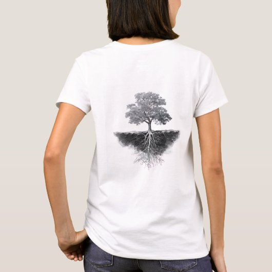 Frauen Basic T-Shirt (Rückseite)