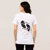 Frauen Basic T-Shirt Tri-Blend Shirt (Rückseite voll)