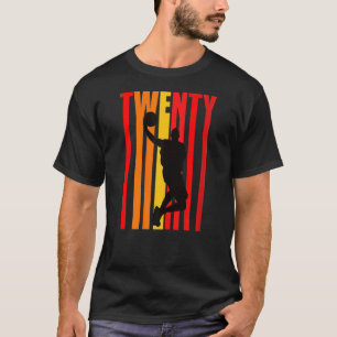 Frauen Basketball 20. Geburtstag Junge Mens Vater T-Shirt