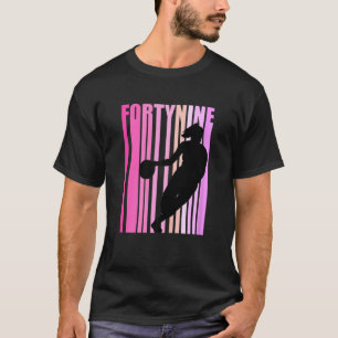 Frauen Basketball 49. Geburtstag Retro 49 Su T-Shirt