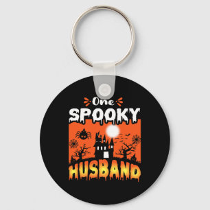 Frauen Beängstigende Spooky Halloween Design Spuk  Schlüsselanhänger