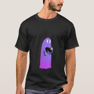 Frauen Beängstigender Geist, der gruselige niedlic T-Shirt
