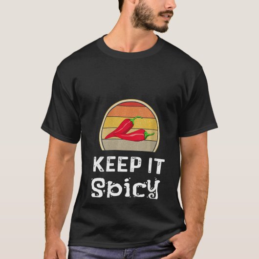 Frauen Behielt es scharfer Chili Kochen Abseits de T-Shirt (Vorderseite)