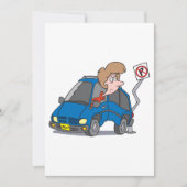 Frauen bei einem Unfall Einladung (Vorderseite)