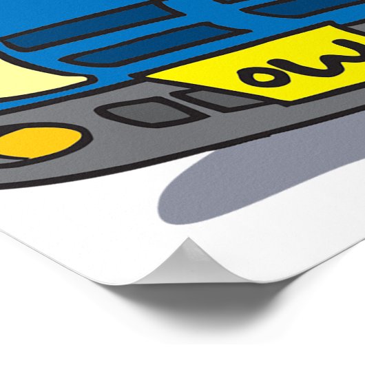 Frauen bei einem Unfall Poster (Ecke)