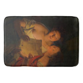 Frauen beim Lesen eines Liebe-Briefes (von Waldmül Badematte (Vorderseite)